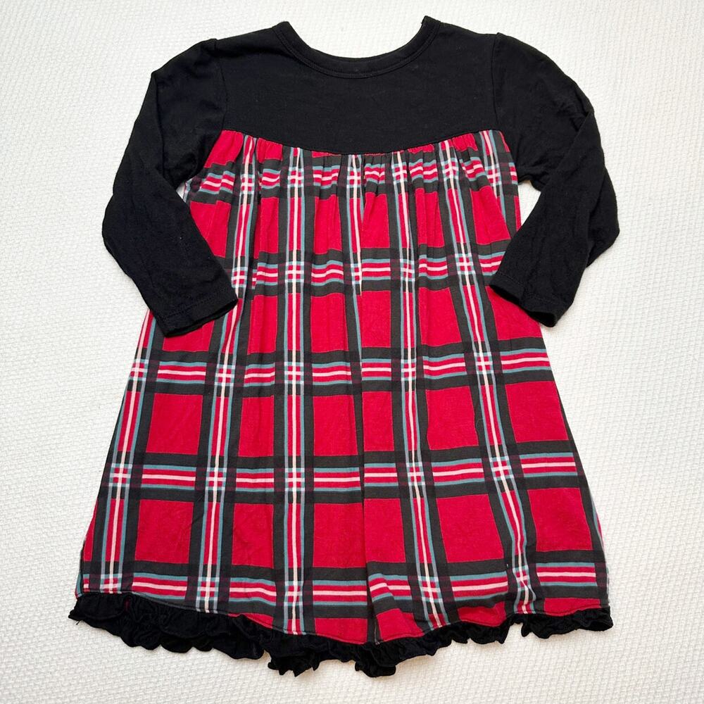 Kickee Pants Plaid Holiday Dress
